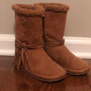 Girls Michael Kors Suede Boots